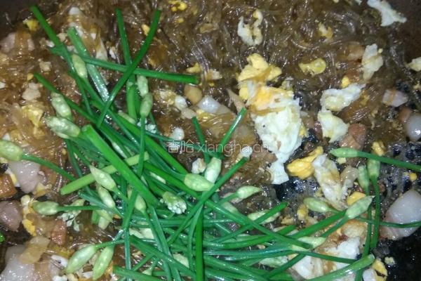 鸡蛋炒番薯粉的做法图解8