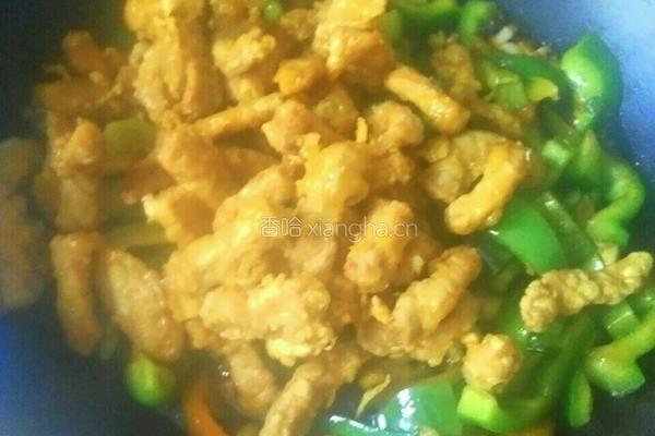 青椒肉段的做法图解7