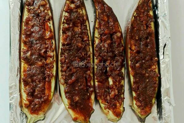 蒜蓉烤茄子的做法图解6