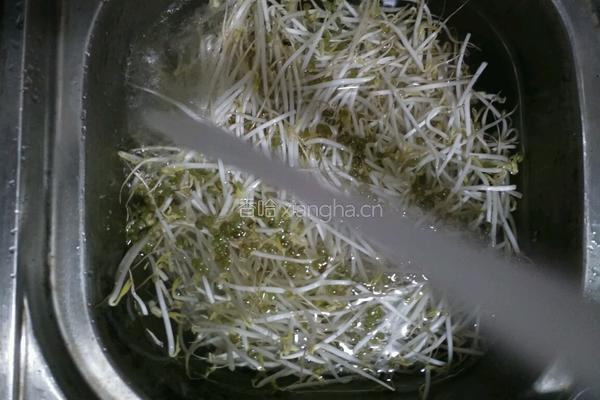 凉拌豆芽的做法图解2