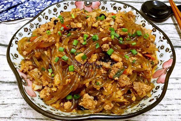 肉末粉丝的做法图解1