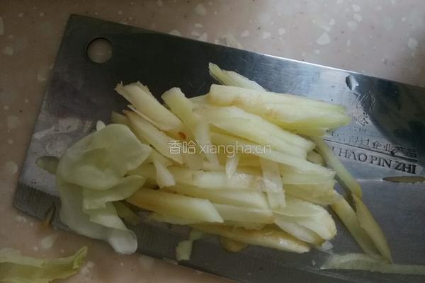 韭菜苔炒黄鳝的做法图解4