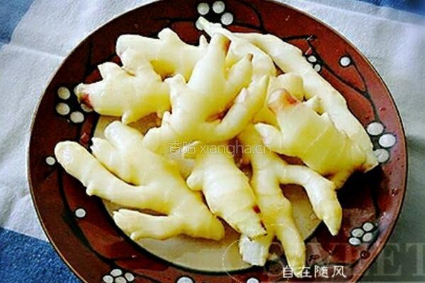 醋泡嫩姜的做法图解3