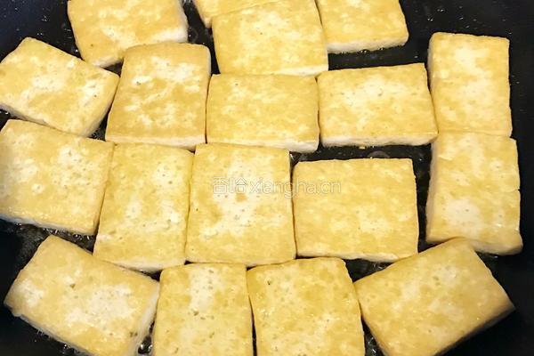 香煎孜然豆腐的做法图解4