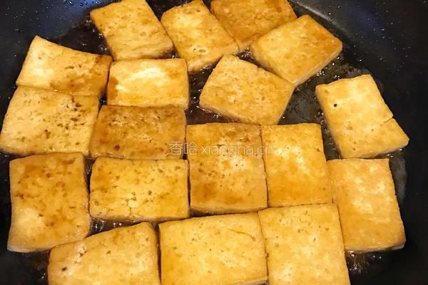 香煎孜然豆腐的做法图解5