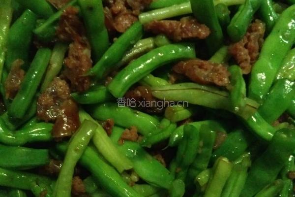 四季豆炒腊肉