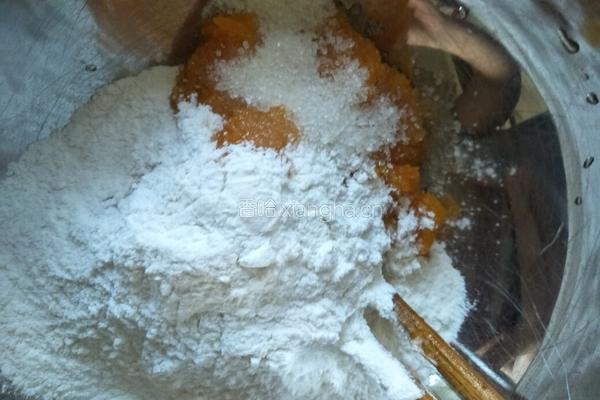 芝香南瓜丸子的做法图解4