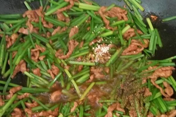韭苔肉丝的做法图解6