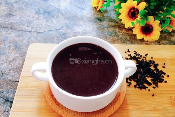 黑米糊的做法图解7