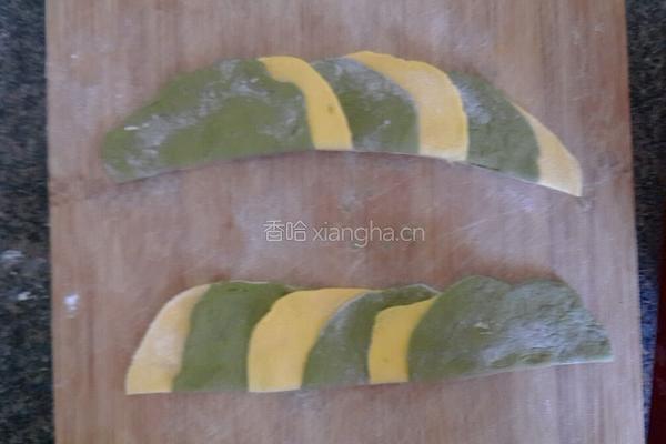 南瓜抹茶馒头的做法图解5