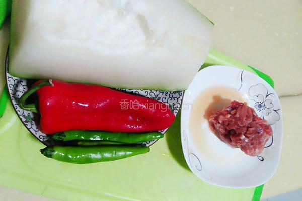 肉丝冬瓜的做法图解1
