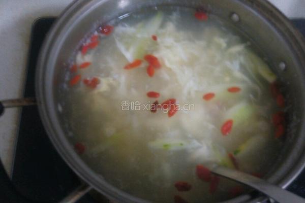 鸡蛋枸杞汤的做法图解3