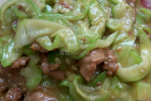 丝瓜肉片的做法图解7