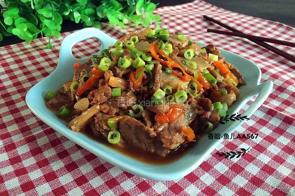 回锅牛肉的做法图解8