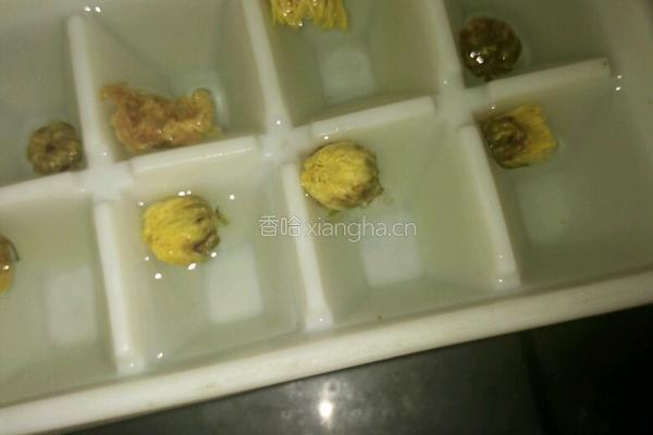 菊花冰格的做法图解4