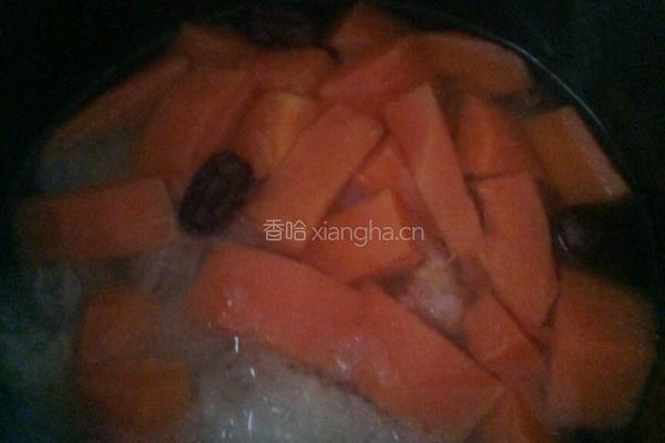 木瓜炖银耳汤的做法图解7