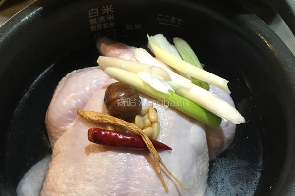 参鶏湯的做法图解5
