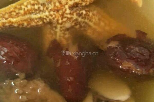 海星瘦肉煲海底椰