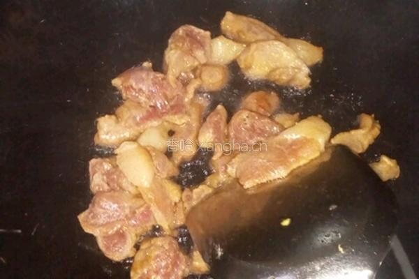 尖椒炒肉的做法图解3
