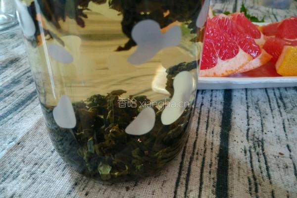 85℃的霸王葡萄柚(西柚绿茶饮)的做法图解5