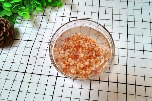 风车之菱角薏米粥的做法图解3