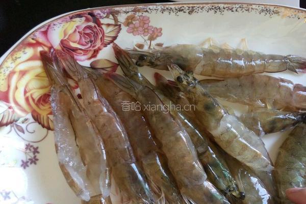 清蒸蒜蓉虾的做法图解1