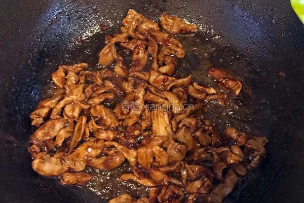 京酱肉丝的做法图解5