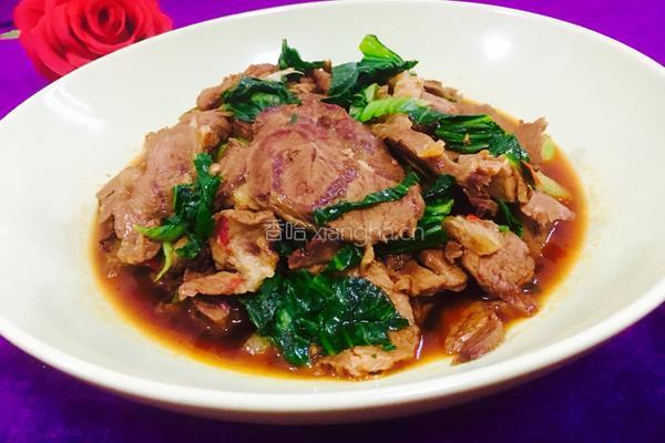 牛肉烧青菜的做法图解12