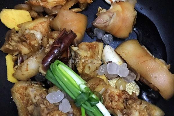 电饭煲猪蹄的做法图解9