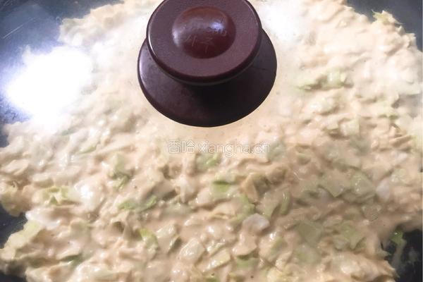 包菜鸡蛋煎饼的做法图解5