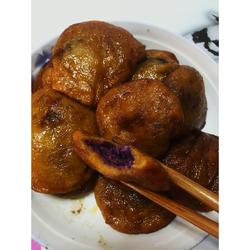 自制紫薯饼～的做法[图]