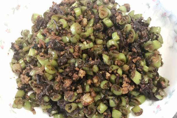 肉末芸豆橄榄菜