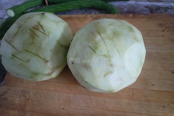 蒜泥茄子的做法图解1