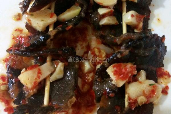 麻辣焦香牛肉串的做法图解7