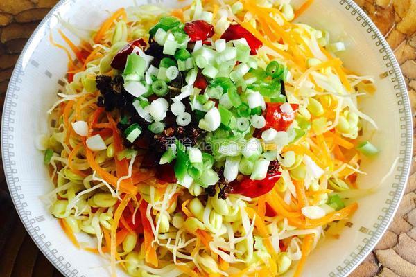 炝拌黄豆芽的做法图解10