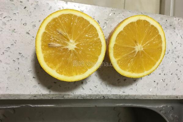 橙子冰方块的做法图解1