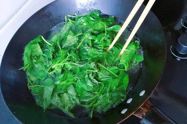 蒜蓉番薯叶的做法图解10