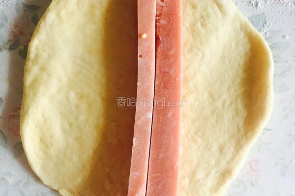 香葱芝士香面包（手揉面）的做法图解3