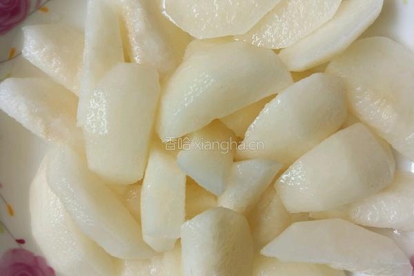 蜂蜜梨子的做法图解4