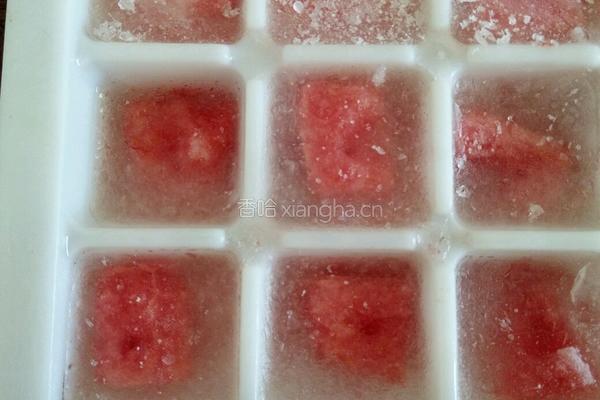 水晶西瓜方块冰的做法图解5