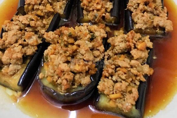 肉沫蒸茄子的做法图解11