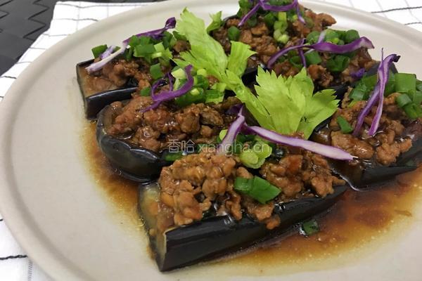 肉沫蒸茄子的做法图解13