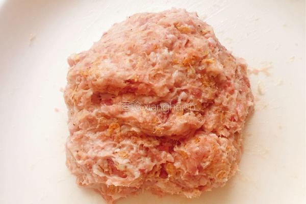 肉末虾皮饼的做法图解4