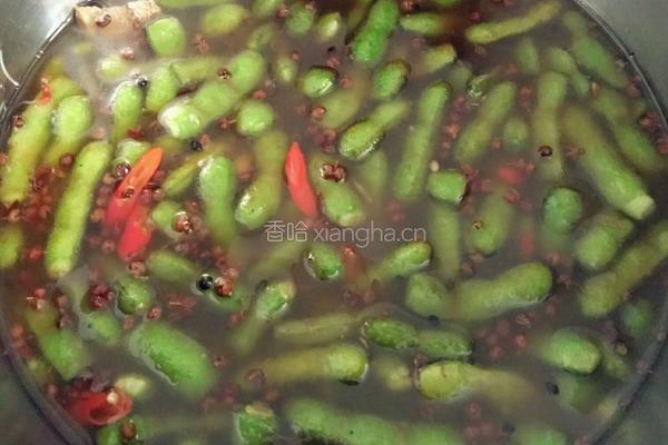 高压锅煮麻辣毛豆的做法图解7