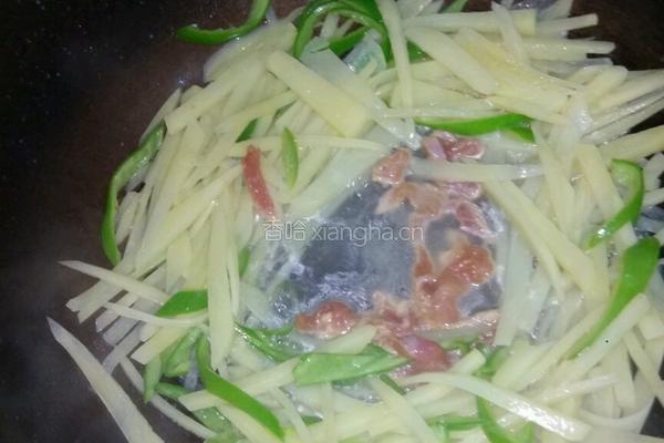 湿炒土豆丝的做法图解4