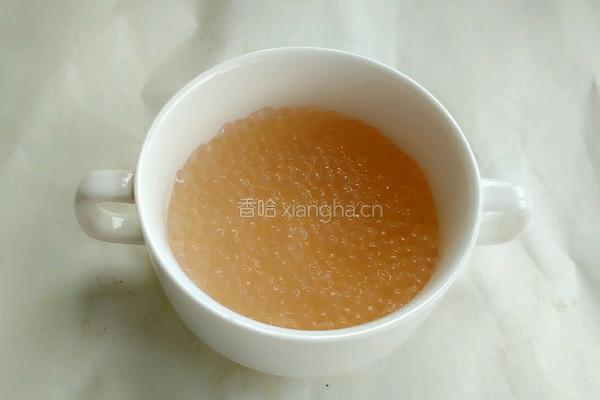 芒果椰汁西米露的做法图解7