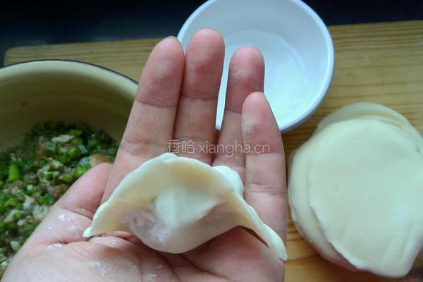 韭苔馅饺子的做法图解6