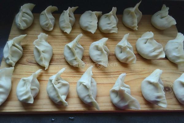 韭苔馅饺子的做法图解7