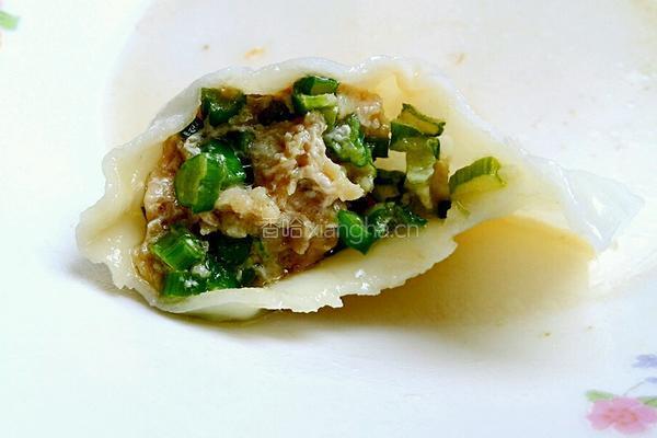 韭苔馅饺子的做法图解9