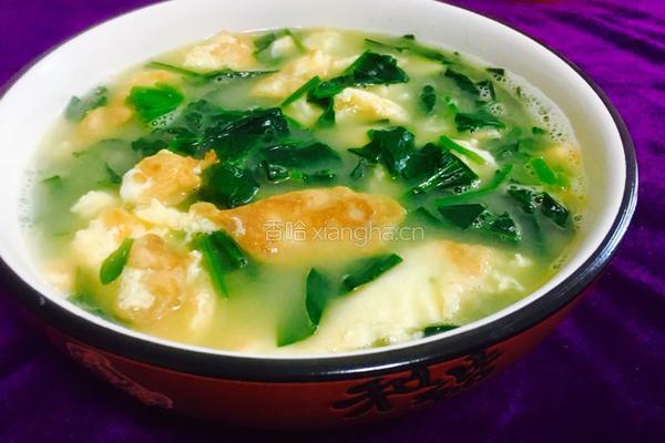 菠菜鸡蛋汤的做法图解9